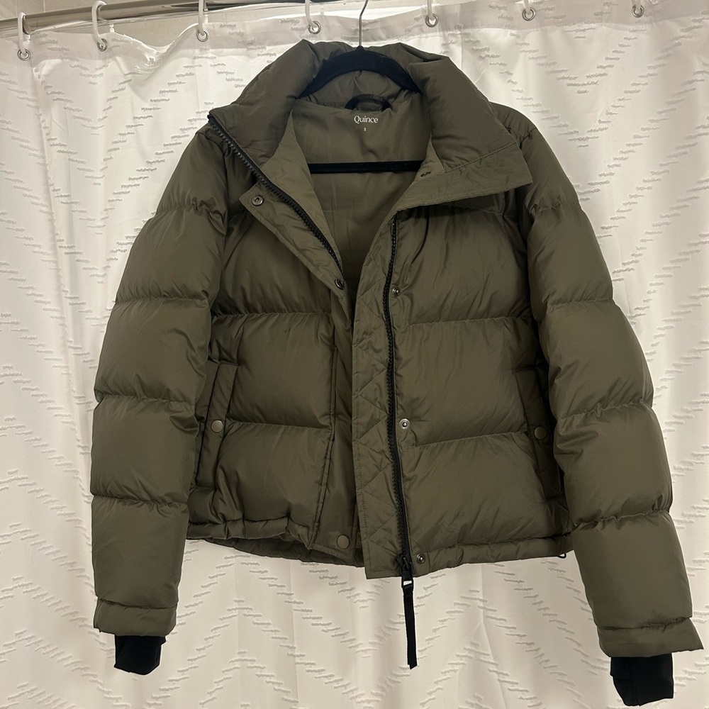 Quince Dusty Olive Puffer Jacket